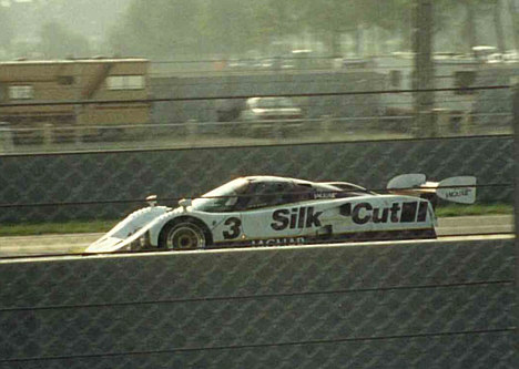 TWR USA teamets Jaguar #3 - på vej til at blive en 'joker' i Le Mans løbet 1990.